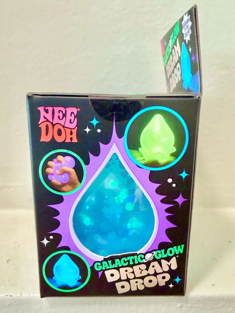 NEW! AUTHENTIC Schylling Needoh NEE DOH GALACTIC GLOW Dream Drop - Sparkle Blue!
